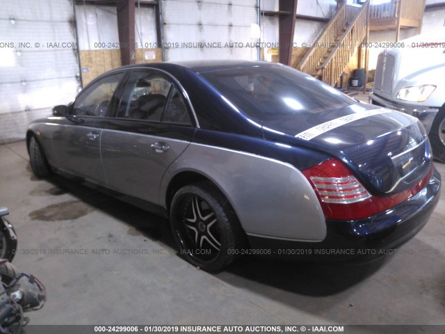 WDBVF78JX4A000385 - 2004 MAYBACH MAYBACH 57 Dark Blue photo 3