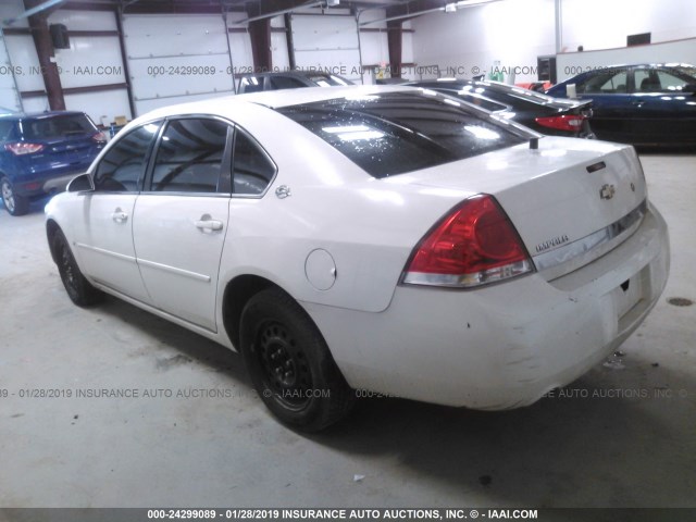 2G1WS55R979410619 - 2007 CHEVROLET IMPALA POLICE WHITE photo 3