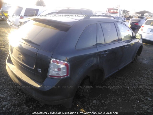 2FMDK48C97BB16870 - 2007 FORD EDGE SEL GRAY photo 4