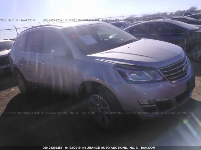 1GNKRHKD9HJ111768 - 2017 CHEVROLET TRAVERSE LT SILVER photo 1