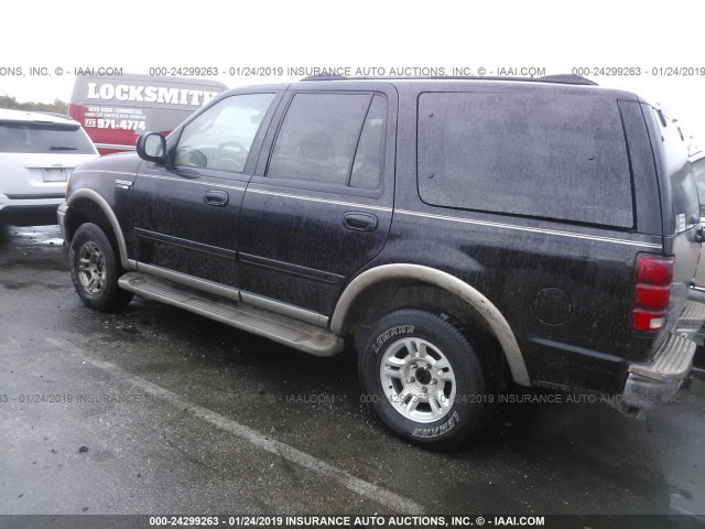 1FMPU18L2YLC11844 - 2000 FORD EXPEDITION EDDIE BAUER BLACK photo 3