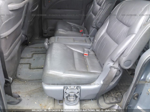 5FNRL38626B082378 - 2006 HONDA ODYSSEY EXL BLUE photo 8