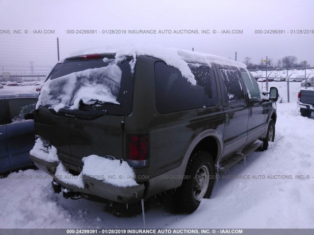 1FMSU45F13EA92093 - 2003 FORD EXCURSION EDDIE BAUER GREEN photo 4