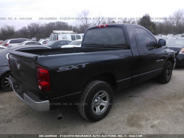 1D7HA16K67J619470 - 2007 DODGE RAM 1500 ST BLACK photo 4