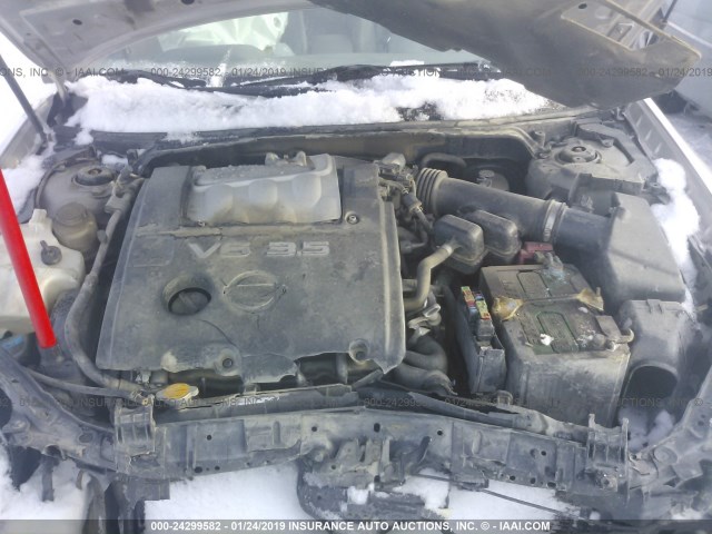 1N4BA41E94C861615 - 2004 NISSAN MAXIMA SE/SL SILVER photo 10