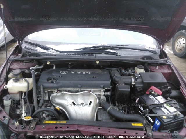 JTKDE177870161758 - 2007 TOYOTA SCION TC იასამნისფერი ფოტო 10