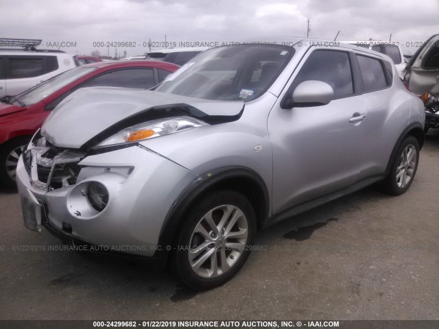 JN8AF5MV8DT211395 - 2013 NISSAN JUKE S/SV/SL GRAY photo 2