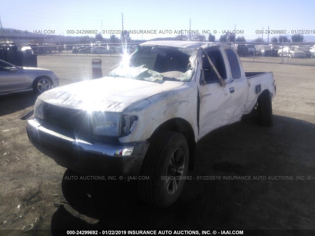 4TASN92N6XZ516050 - 1999 TOYOTA TACOMA XTRACAB PRERUNNER WHITE photo 2