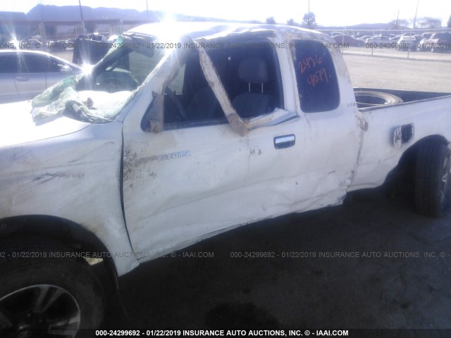 4TASN92N6XZ516050 - 1999 TOYOTA TACOMA XTRACAB PRERUNNER WHITE photo 6