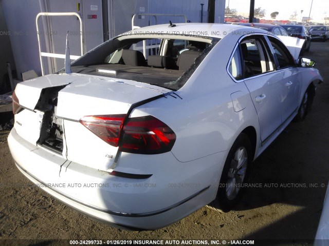 1VWAT7A3XHC010510 - 2017 VOLKSWAGEN PASSAT S WHITE photo 4