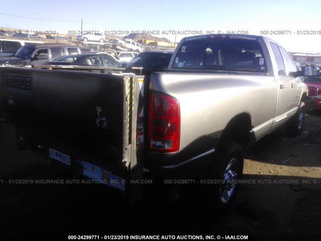 3D7KS28C65G713507 - 2005 DODGE RAM 2500 ST/SLT GRAY photo 4