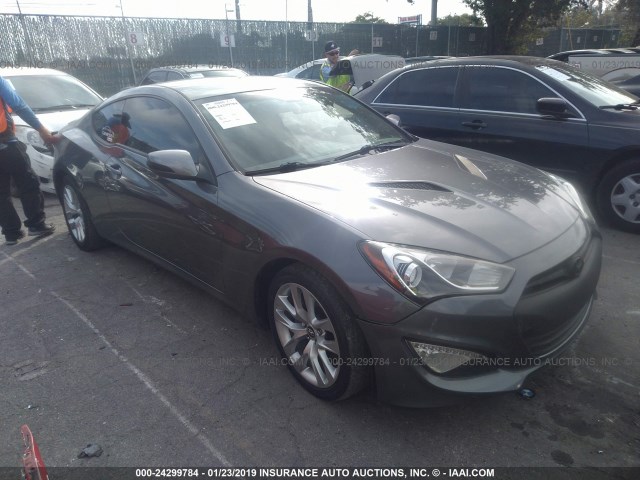 KMHHT6KJ5FU127794 - 2015 HYUNDAI GENESIS COUPE 3.8L GRAY photo 1