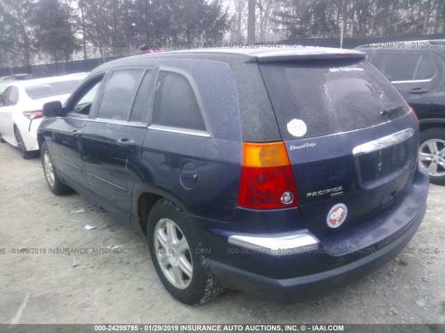 2A4GM684X6R682844 - 2006 CHRYSLER PACIFICA TOURING BLUE photo 3