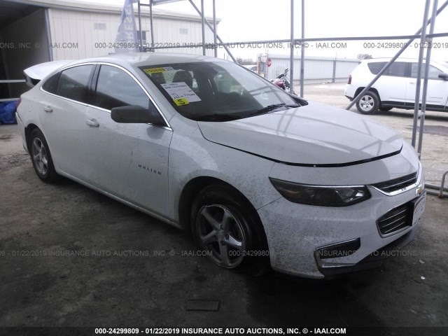 1G1ZB5ST9JF227443 - 2018 CHEVROLET MALIBU LS 白色 照片 1
