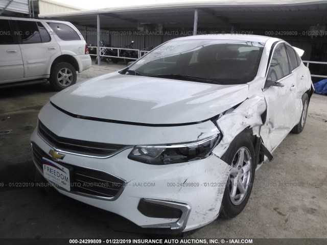 1G1ZB5ST9JF227443 - 2018 CHEVROLET MALIBU LS 白色 照片 2