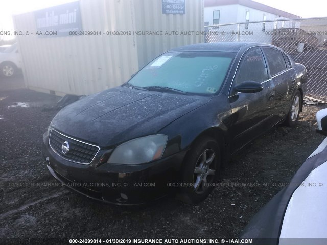 1N4AL11D26N411176 - 2006 NISSAN ALTIMA S/SL BLACK photo 2