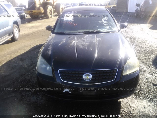 1N4AL11D26N411176 - 2006 NISSAN ALTIMA S/SL BLACK photo 6