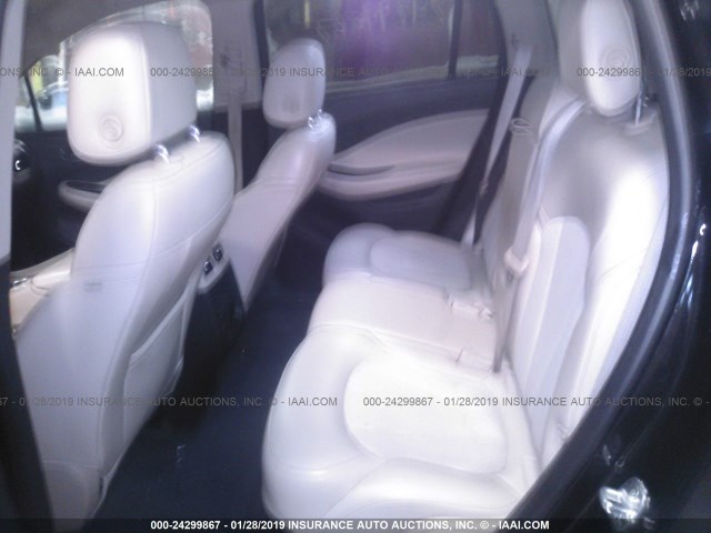 LRBFXASAXHD026531 - 2017 BUICK ENVISION PREFERRED BLACK photo 8