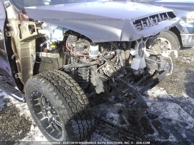 5TFAY5F13GX494611 - 2016 TOYOTA TUNDRA CREWMAX 1794/PLATINUM 深棕色 照片 6