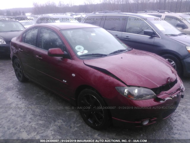 JM1BK324961413946 - 2006 MAZDA 3 S RED photo 1