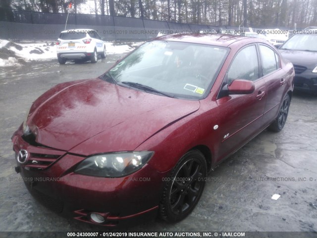 JM1BK324961413946 - 2006 MAZDA 3 S RED photo 2