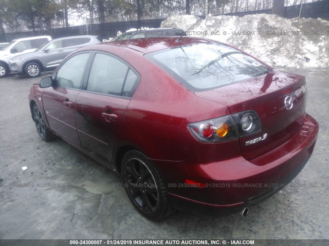 JM1BK324961413946 - 2006 MAZDA 3 S RED photo 3