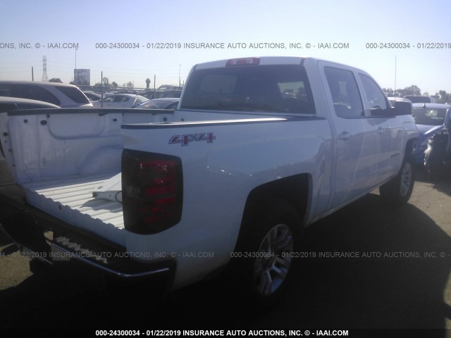 3GCUKREC2FG528324 - 2015 CHEVROLET SILVERADO K1500 LT WHITE photo 4