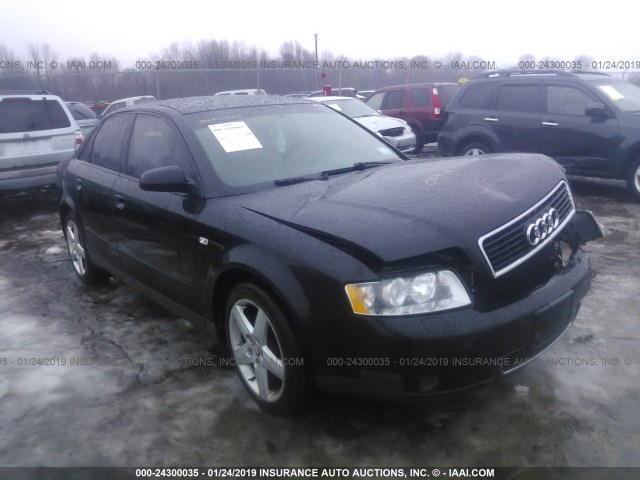 WAULC68E43A213486 - 2003 AUDI A4 1.8T QUATTRO BLACK photo 1