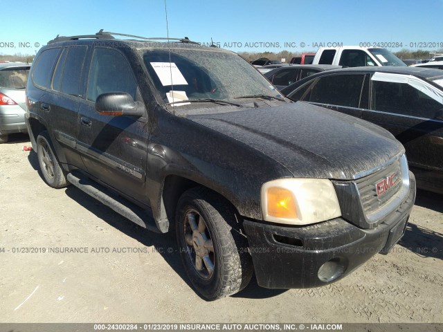 1GKDS13S742125736 - 2004 GMC ENVOY BLACK photo 1