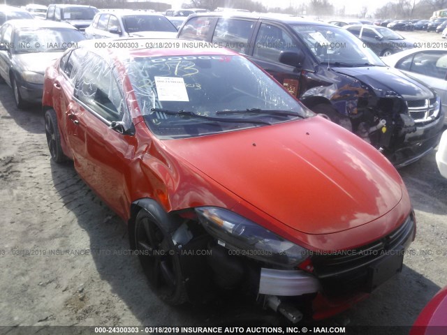 1C3CDFBB8FD237408 - 2015 DODGE DART SXT ORANGE photo 6