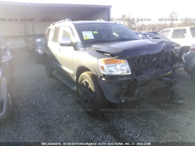 5N1AA0NE3CN604845 - 2012 NISSAN ARMADA SV/SL/PLATINUM GRAY photo 1