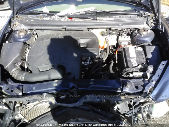 1G1ZA5EU1CF238592 - 2012 CHEVROLET MALIBU LS Dark Blue photo 10