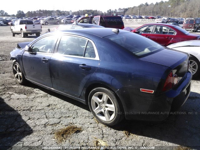 1G1ZA5EU1CF238592 - 2012 CHEVROLET MALIBU LS Dark Blue photo 3