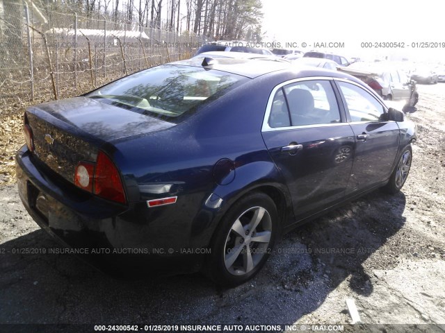 1G1ZA5EU1CF238592 - 2012 CHEVROLET MALIBU LS Dark Blue photo 4