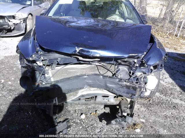 1G1ZA5EU1CF238592 - 2012 CHEVROLET MALIBU LS Dark Blue photo 6