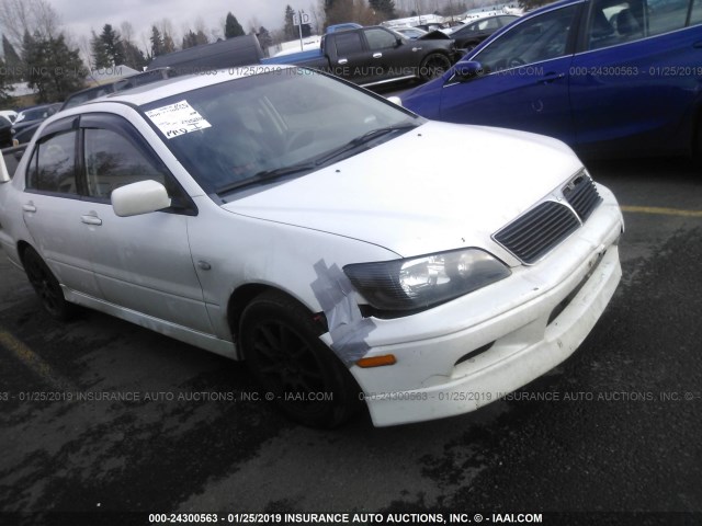 JA3AJ86E13U112966 - 2003 MITSUBISHI LANCER OZ RALLY WHITE photo 1