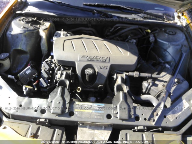 2G2WP552561118477 - 2006 PONTIAC GRAND PRIX ORANGE photo 10