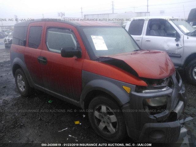 5J6YH18503L016715 - 2003 HONDA ELEMENT EX ORANGE photo 1