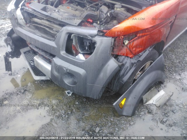 5J6YH18503L016715 - 2003 HONDA ELEMENT EX ORANGE photo 6