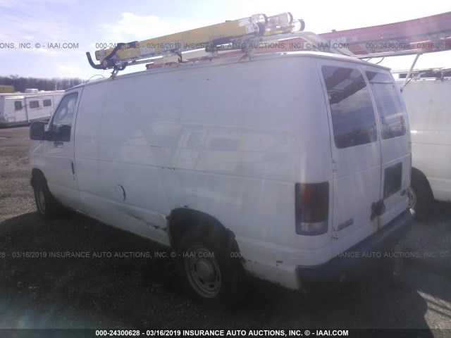 1FTRE14W86DA66357 - 2006 FORD ECONOLINE E150 VAN WHITE photo 3