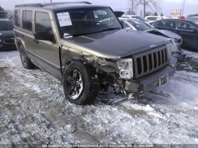 1J8HG48N06C232023 - 2006 JEEP COMMANDER BEIGE photo 6