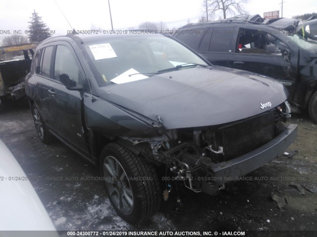 1C4NJCEA3GD547451 - 2016 JEEP COMPASS LATITUDE GRAY photo 1