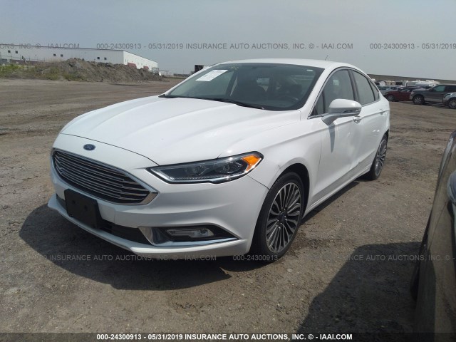 3FA6P0H9XHR130748 - 2017 FORD FUSION SE WHITE photo 2