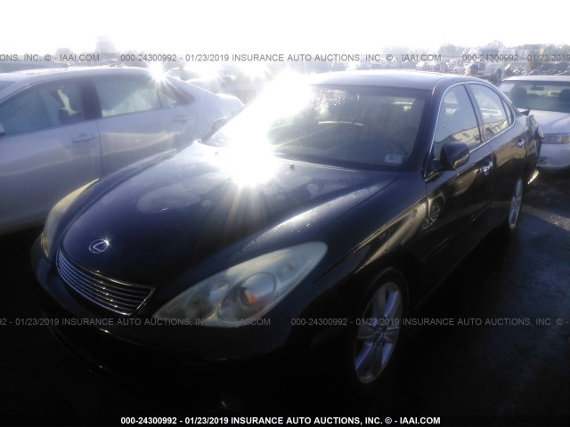 JTHBA30G255090345 - 2005 LEXUS ES 330 BLACK photo 2