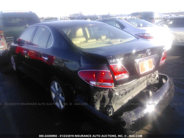 JTHBA30G255090345 - 2005 LEXUS ES 330 BLACK photo 3