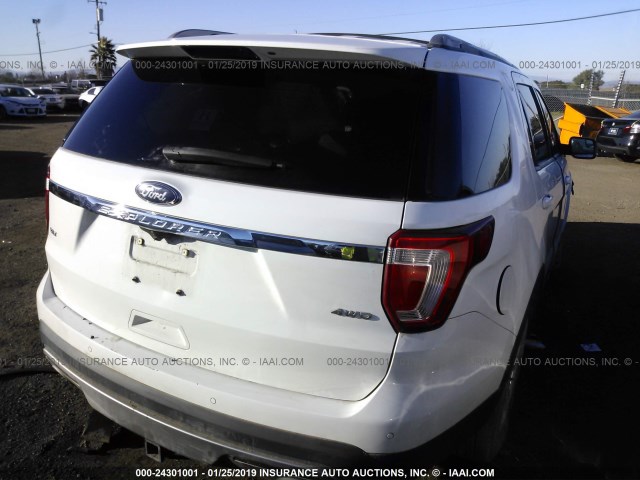 1FM5K8D82GGA47851 - 2016 FORD EXPLORER XLT WHITE photo 4