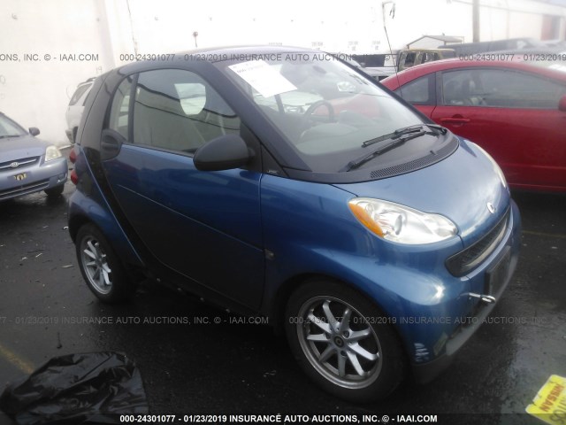 WMEEJ31X48K139985 - 2008 SMART FORTWO PURE/PASSION BLUE photo 1