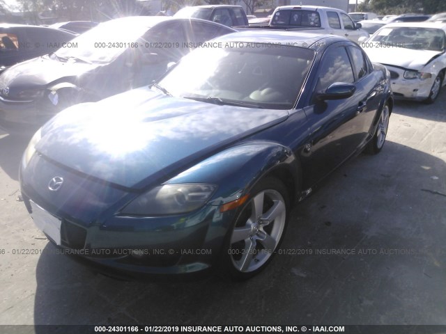 JM1FE173070208620 - 2007 MAZDA RX8 BLUE photo 2