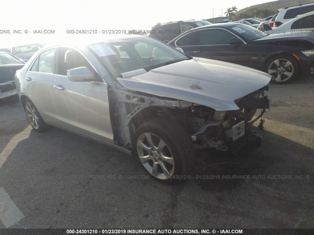 1G6AB5RA3D0153861 - 2013 CADILLAC ATS LUXURY SILVER photo 1