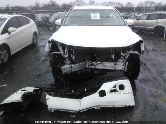 5N1AR2MN7EC617571 - 2014 NISSAN PATHFINDER S/SV/SL/PLATINUM WHITE photo 6